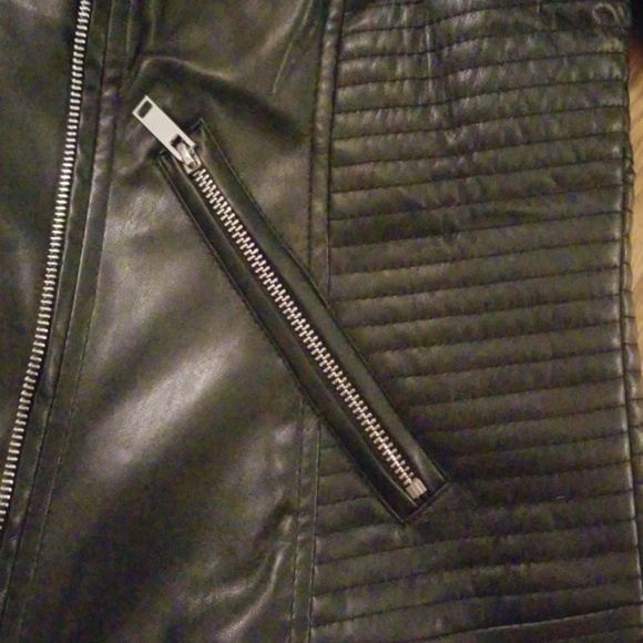 🎉HP🎉 Faux Leather Moto Jacket - Picture 8 of 8